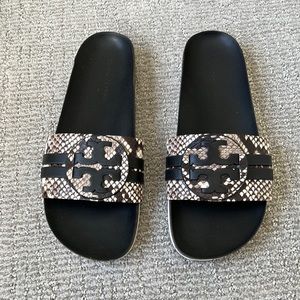 Worn once Tory Burch slides!